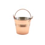 Copper Plated Serving Bucket 10cm Dia