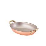 GenWare Copper Plated Oval Dish 18.5 x 13.5cm