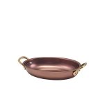 GenWare Copper Vintage Steel Oval Dish 18.5 x 13.5cm