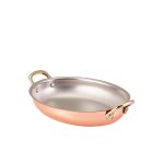 GenWare Copper Plated Oval Dish 20.75 x 15.75cm