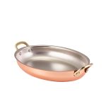 GenWare Copper Plated Oval Dish 24.5 x 17.5cm