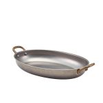 GenWare Vintage Steel Oval Dish 24.5 x 17.5cm