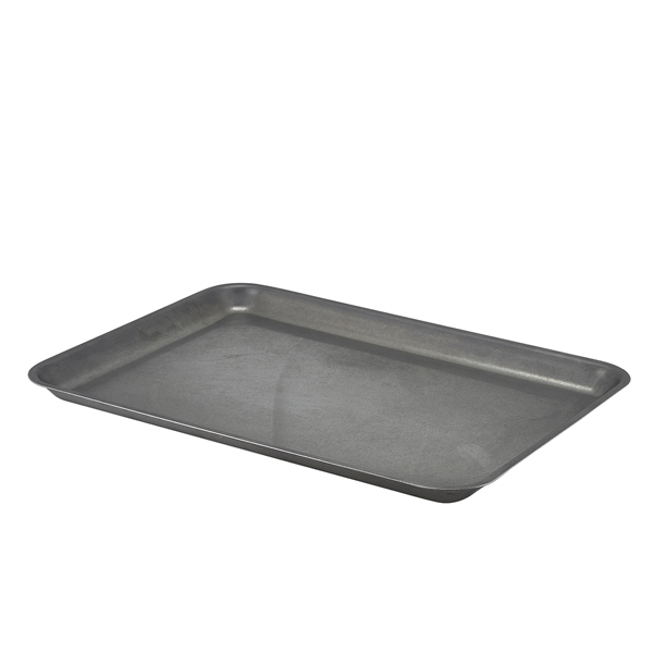 TH_SST3726V GenWare Vintage Steel Tray 37 x 26.5cm - Image 1