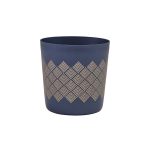 GenWare Metallic Blue Diamond Serving Cup 8.5 x 8.5cm