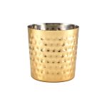 GenWare Gold Plated Hammered Serving Cup 8.5 x 8.5cm