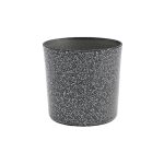 Stainless Steel Serving Cup 8.5 x 8.5cm Hammered Silver