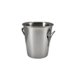 S/St. Wine Bucket Tulip Design -St/St Handles