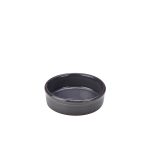 Rustic Stoneware Blue Tapas Dish 10cm