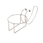 Chrome Plated Table Edge Bucket Holder