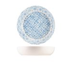 GenWare Melamine Blue Talavera Buffet Bowl 35 x 7.5cm