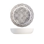 GenWare Melamine Grey Talavera Buffet Bowl 35 x 7.5cm