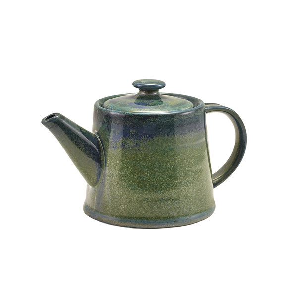 TH_TP-PAG50 Terra Porcelain Aqua Green Teapot 50cl/17.6oz - Image 1