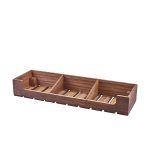 Rustic Wooden Display Crate GN 2/4