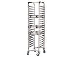 St/St. Gastronorm 1/1 Trolley 20 Shelves