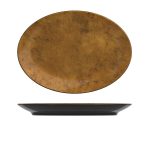 Copper/ Black Utah Melamine Platter 34.5 x 25cm