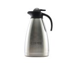 Coffee Inscribed St/St Contemporary Vac. Jug