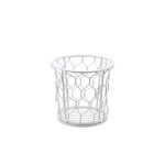 GenWare White Wire Basket 10cm Dia