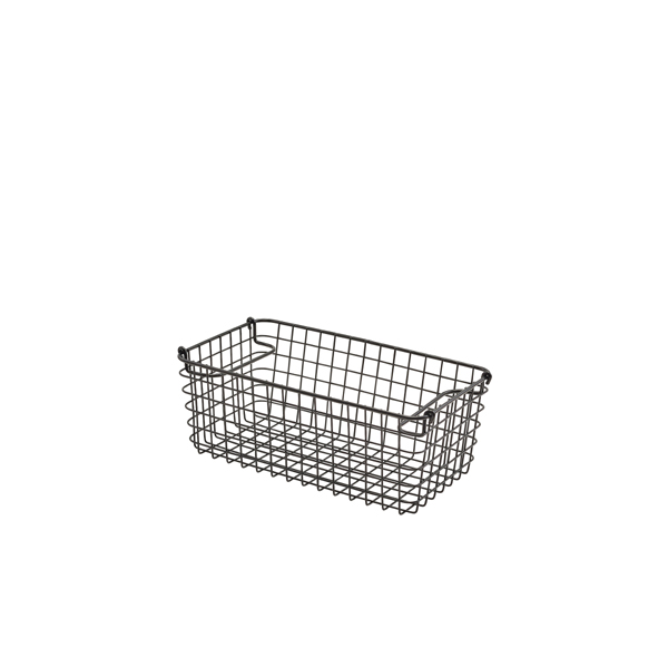 TH_WBGN13BK Black Wire Display Basket GN 1/3 - Image 1