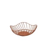 GenWare Lotus Leaf Copper Wire Basket 28.5 x 10cm