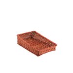 Wicker Display Basket 40X25X12cm - 6cm Front