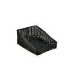 Wicker Display Basket Black 46X36X20cm