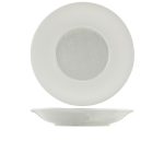 Incise Porcelain Lustre Deep Winged Plate 30cm