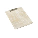 White Wash Wooden Menu Clipboard A4 24x32x0.6cm