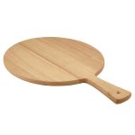 Genware FSC 100% Hevea Wood Pizza Paddle 33cm Dia