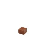 Acacia Wood Sign Holder 3 x 3 x 2cm