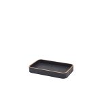 GenWare Black Wood Veneer Tray 23 x 13.8cm