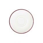 Modest Maroon Double Well Saucer 16cm / 6.25"