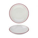 Modest Maroon Coupe Bowl 25cm / 9.75"  1140ml / 40oz