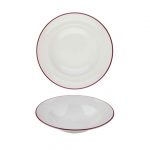 Modest Maroon Pasta Plate 25cm / 9.75"  420ml /  17.75oz