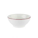 Modest Maroon Footed Bowl 14cm / 5.5"  450ml / 15.75oz