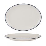 Modest Navy Oval Platter 31cm