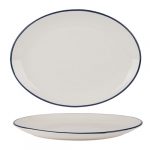 Modest Navy Oval Platter 36cm