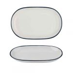 Modest Navy Oval Platter 33 x 21cm / 13" x 8.25"