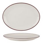 Modest Brown Oval Platter 36cm