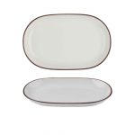 Modest Brown Oval Platter 28 x 18cm / 11" x 7"