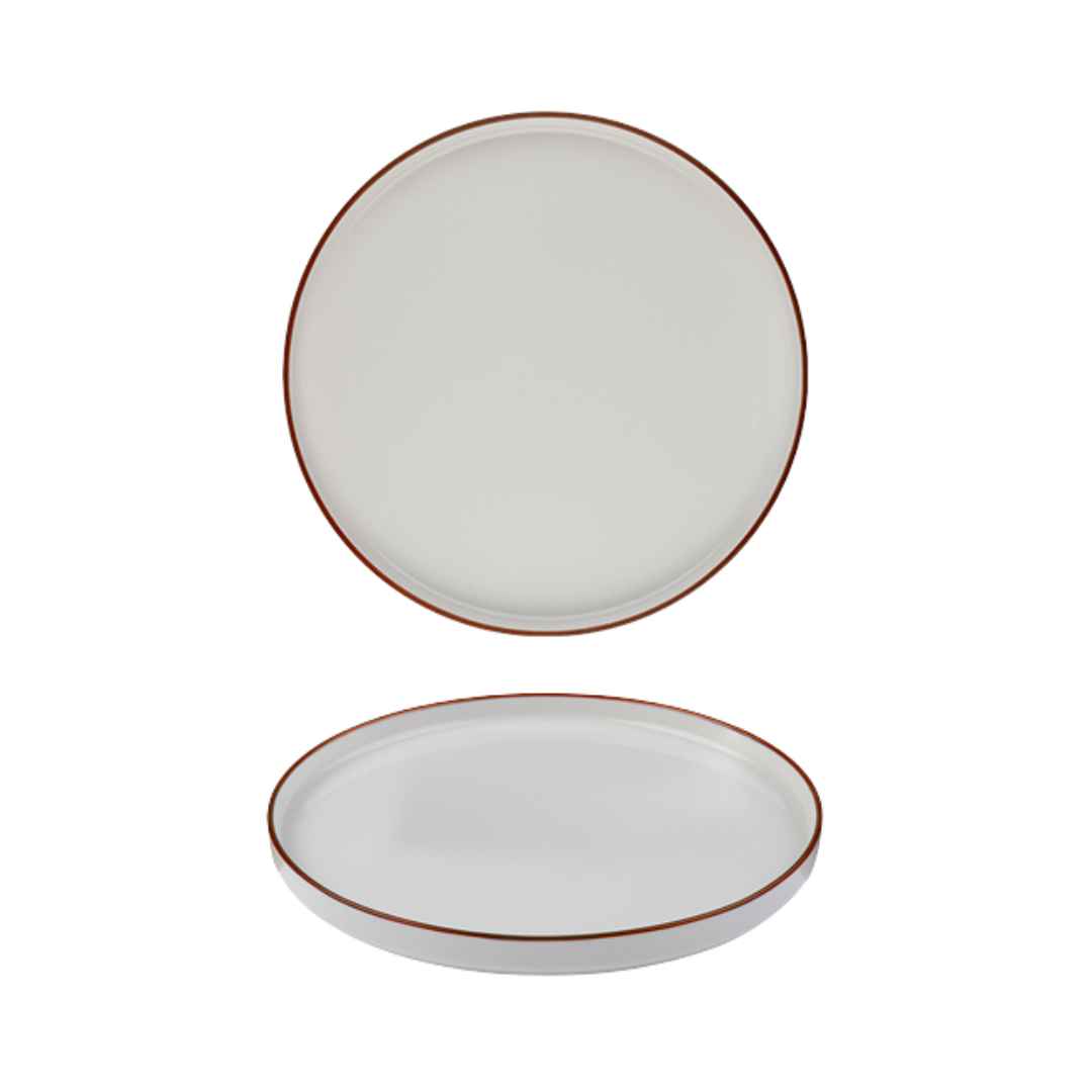 18161025_result Modest Brown Signature Plate 25.5cm / 10" - Image 1