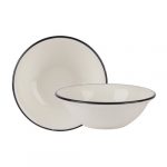 Modest Black Oatmeal Bowl 16cm/15oz