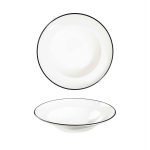 Modest Black Pasta Plate 25cm / 9.75"  420ml /  17.75oz