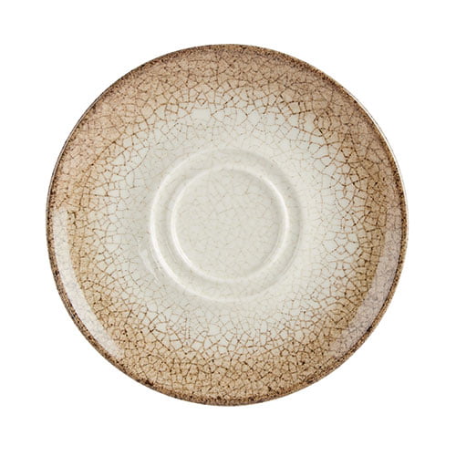 23111216 Scorched Double Well Saucer 16cm/6¼" - Image 1