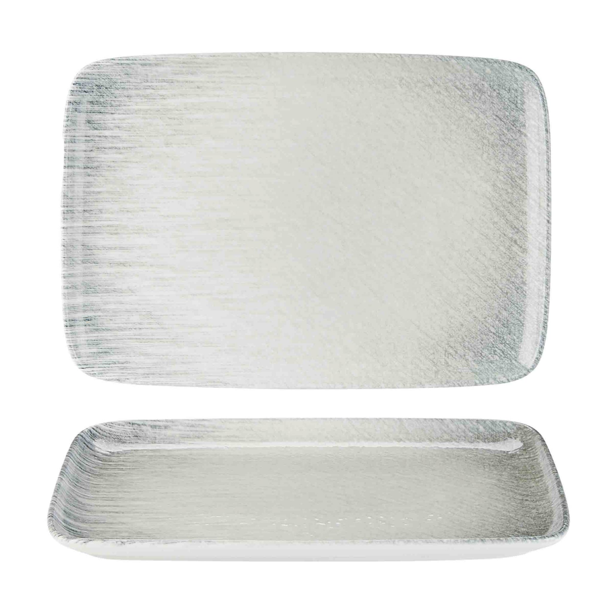 24151631-LINEAR-1 Linear Rectangular Platter 27 x 20cm 10.5" x 7.75" - Image 1