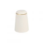 Line Gold Band Salt Pot
