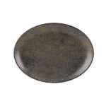 Ebony Oval Plate 31cm/12"