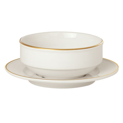 a363212gb Academy Event Gold Band Stacking Bowl 12cm/400ml - Image 1